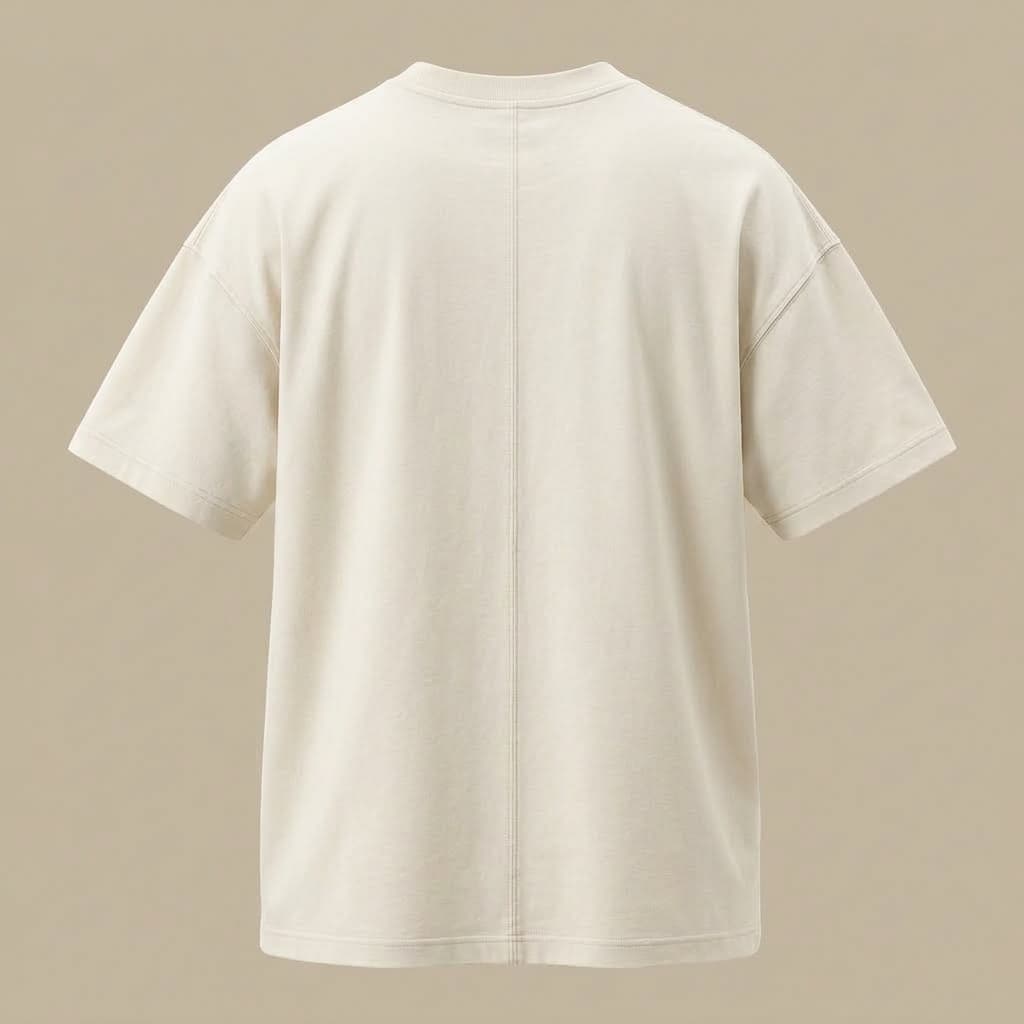 Ivory Drop Tee — Back